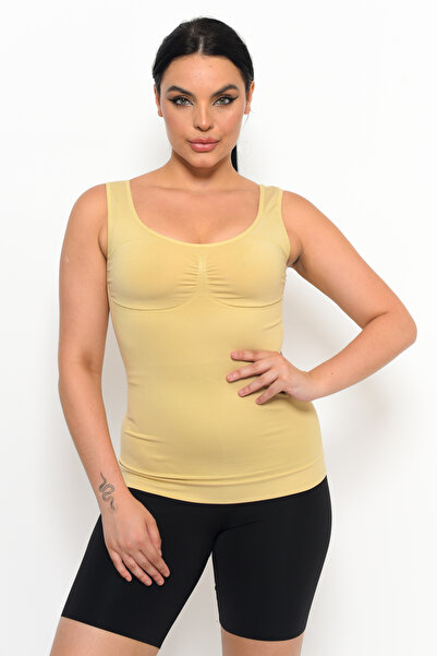 SAUNA SUIT Chest Belly Waist Enhancer Slimming Firming Seamless Silky Knitted Skin Color Corset Athlete