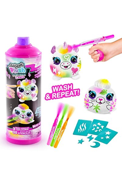 MEGA Airbrush Plush Sürpriz Mi·ni· Neon Peluş 2'li Paket