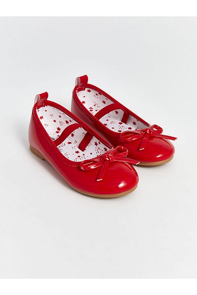 LC Waikiki Red Ballerina Ballerina with Bow for Girls from the 23 April Collection