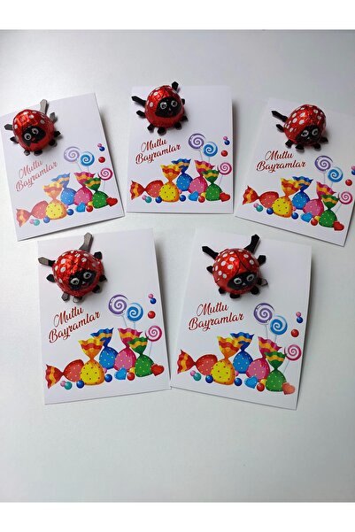 Lilamor 10 adet Bayram Hediyesi Uğur Böceği Çikolata