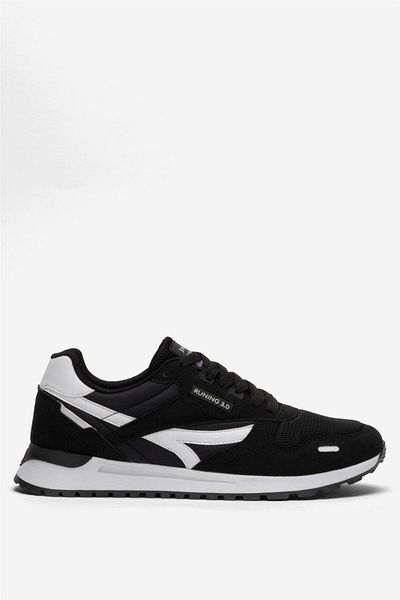 Liger Men's Orthopedic Daily Walking Running Sneaker Sports Shoes Black - White