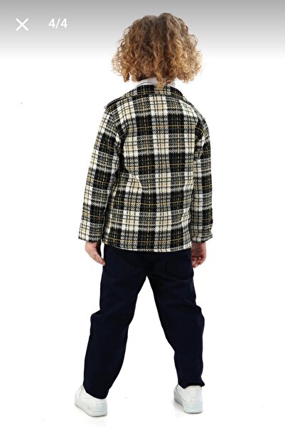 zeykid erkek çocukları için 4lü takım elbise gömlek-papyon-ceket-pantolon