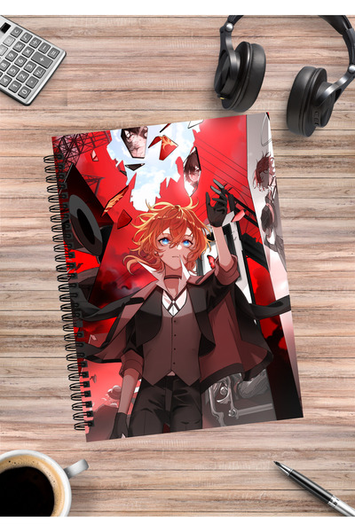 mertfigur Caiet cu spirală Bungou Stray Dogs A5 (50 coli)