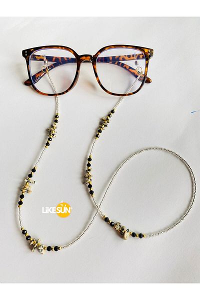 LiKESUN Light Design Women's Glasses Strap Glasses Lanyard (Double Wrap Necklace)