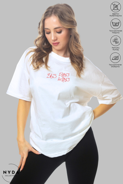 Nyda Collections Unisex majica sa okruglim izrezom, 365 dana načina, izvezena...