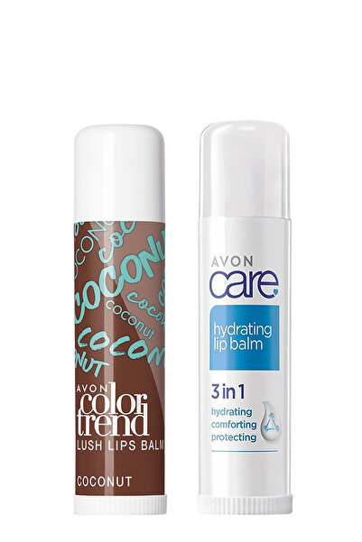 AVON Hindistan Cevizi ve Nemlendirici Dudak Balm Paketi