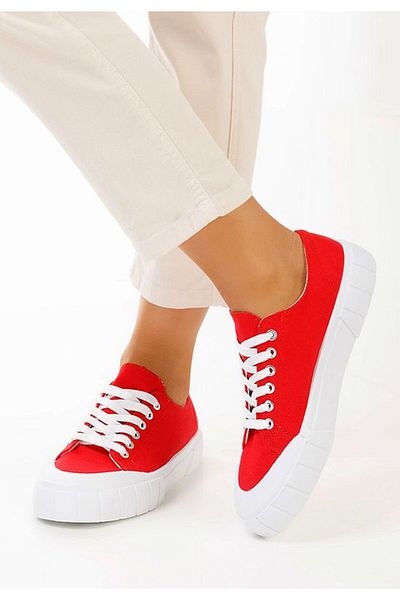 B T Shoes Tenisi dama rosii Abadin