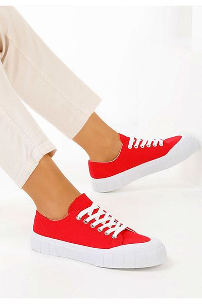 B T Shoes Tenisi dama rosii Abadin