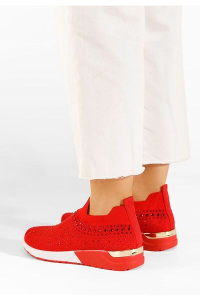B T Shoes Sneakers dama Marcie rosii