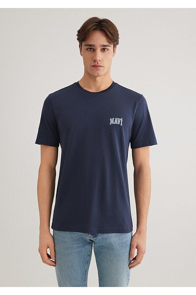 Mavi Ανδρικό μπλουζάκι με λογότυπο Navy Blue 0611714-70497