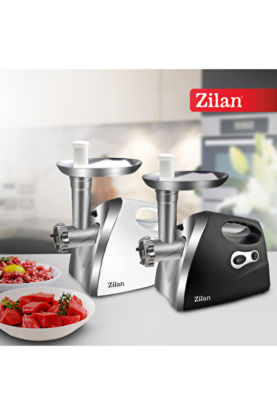 Zilan Mlýnek na maso ZLN7599, 1200 W, Nerezová miska, Příslušenství na klobásy, Funkce zpětného chodu