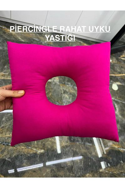 Arescollection Comfortable Sleeping Pillow with Piercing