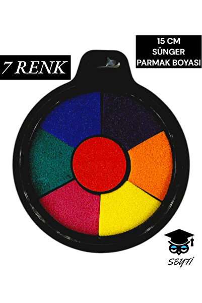 SEYFİKİRTASİYE 15 CM SÜNGER PARMAK BOYASI BASKI BOYASI