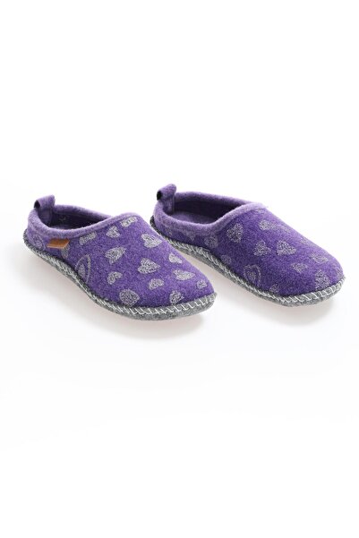 GEZER 12940 Women's Felt Fabric Silent Sole Home-Carpet Slippers