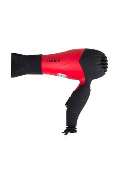 Floria Hair dryer ZILAN ZLN-8977, Red/Black power 850 W