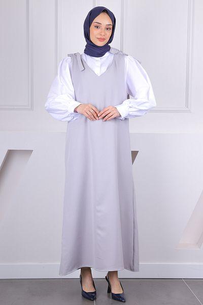 İmajButik جيليه ربطة عنق رمادية