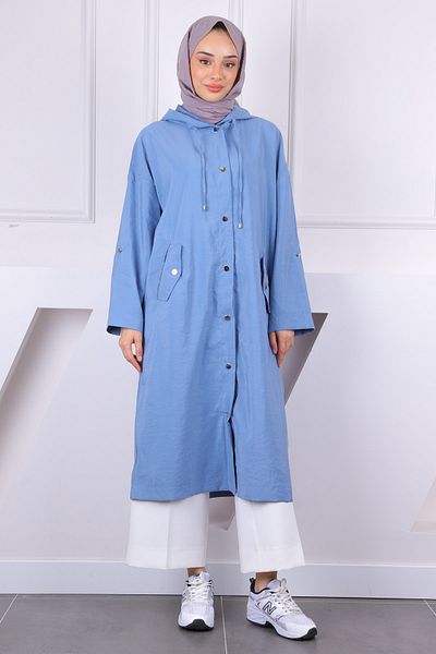 İmajButik Καπάκι με κουκούλα Indigo