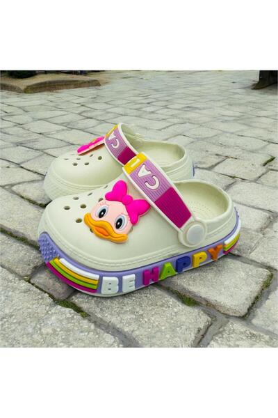 Hızlı Al SEVİMLİ KEDİ FİGÜRLÜ KAYDIRMAZ SANDALER TERLİK