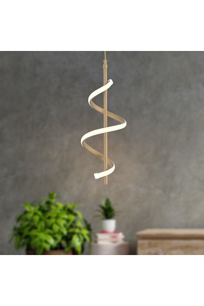 Apliqa Lustra Led HubRom, LEATRICE Antiq 3980-1P-FR 20x75 cm 20 W / Lumina Calda,Rece,Neutra 0