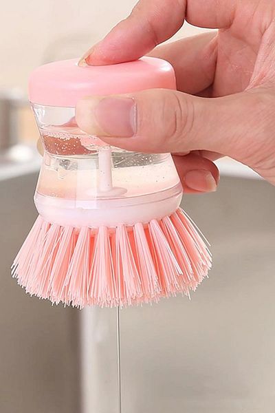 TECHNOFAST Dishwasher Brush with Detergent Tank