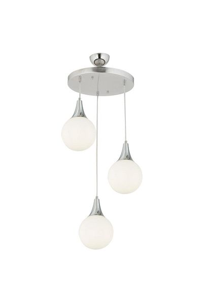 Apliqa Lustra HubRom, DAMLA 3062-03Y-CH 35x70 cm 3xE27-60W Crom