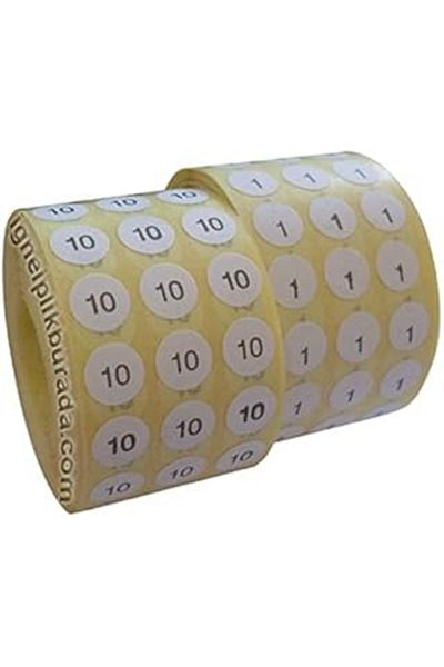 teknoenonline Fdm Numbered Label Number 2 (1 Roll 5000 Pieces)