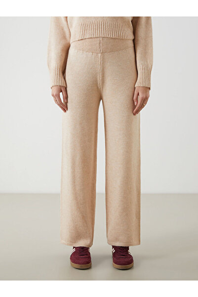 LC Waikiki Women's Knitwear Trousers with Elastic Waist