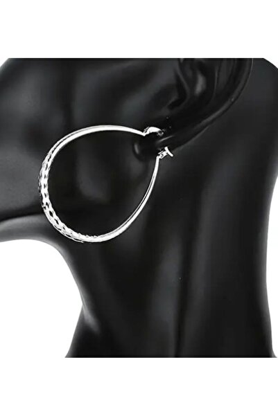 Dgt Luxury 925 Ayar Gümüş Kaplama Oval Küpe