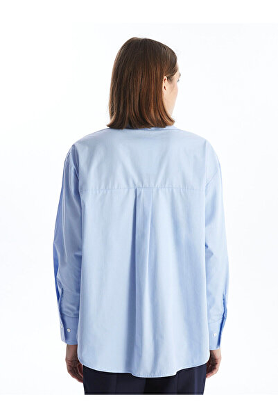 LC Waikiki Obyčejná dámská košile Lcwk s dlouhým rukávem