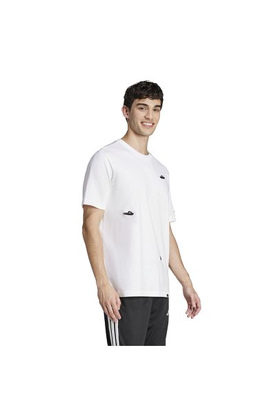 adidas Ανδρικό μπλουζάκι με λογότυπο M L Size Slides Tee Jj3999