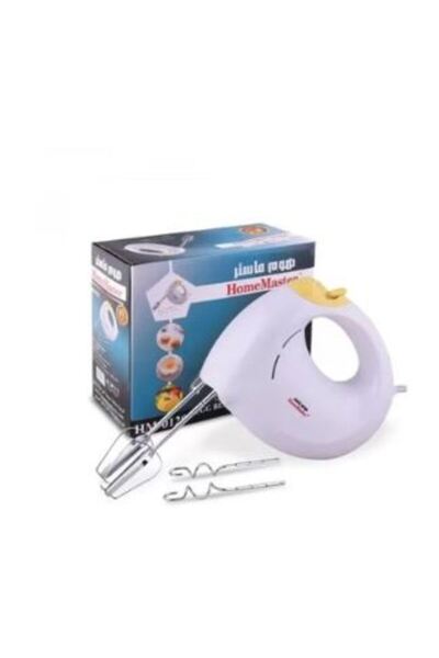 HOME MASTER خلاط يدوي هوم ماستر للحليب والبيض HM-0120 مضرب كهربائي متعدد الاستخدامات