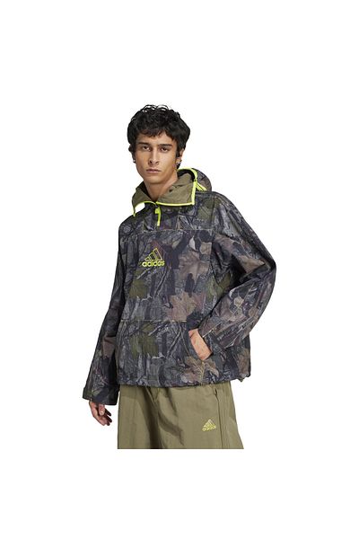 adidas Camo Q1 Jacket Green Jd5417