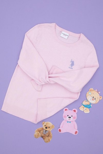 U.S. Polo Assn. U.S. Polo Assn. Girl's Knitwear Pullover
