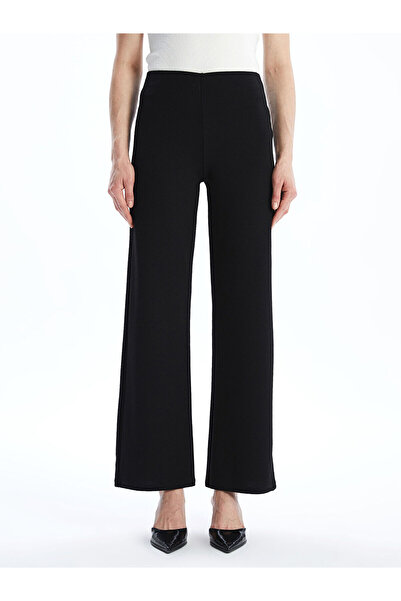 LC Waikiki Black Slim Fit Women's Trousers