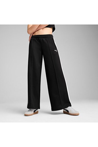 Puma T7 Low Rise Relaxed Track Siyah Eşofman Altı Kadın 62980301