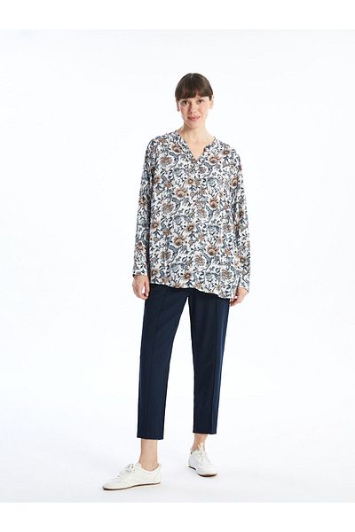 LC Waikiki Women's Elastic Waist Straight Trousers
