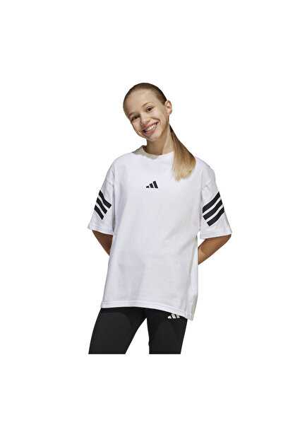 adidas J FI 3S T Bela dječja majica JN8088