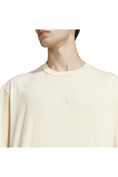 adidas Εκρού Ρεκλέ Γραφικό T-Shirt Jg0989