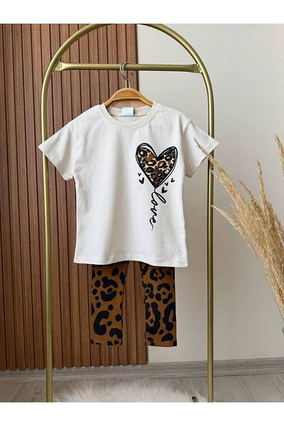 Bloom Bbk-283 leopard leggings set
