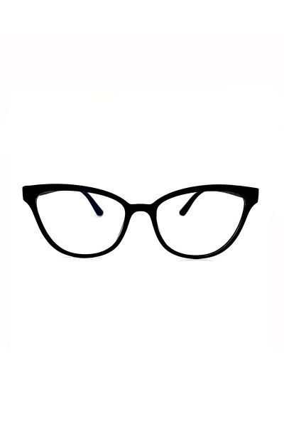 LOOKUP Blue Light Protection Glasses Cat Eye Optical Compatible (Transparent Glass Can Be Changed) 50 Ekartman Display Glasses