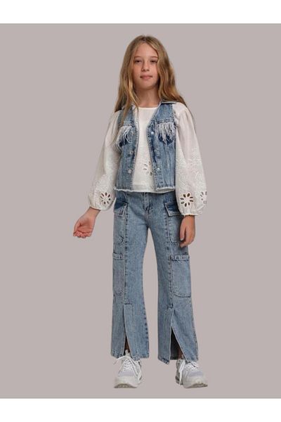 Escabel 09-14 ANI Buzunar JEANS - BLAU JEANS