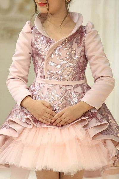 MAXI DRY Prom Graduation Evening Dress Dress with Collar 5-12 Years