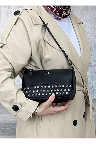 Nas Bag Zımbalı Baget Askılı Kadın Çanta
