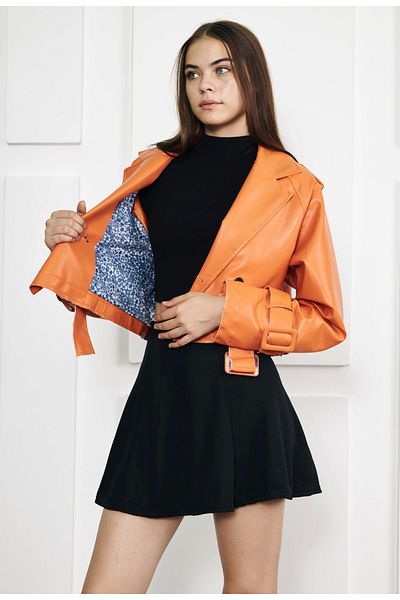 KAZAX SHORT LEATHER JACKET