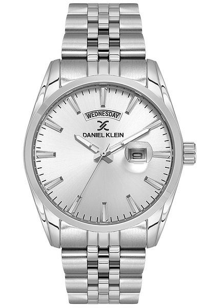 Daniel Klein Men's Wristwatch Phosphorescent Numerals Month and Day Display with Calendar Dke.427-7