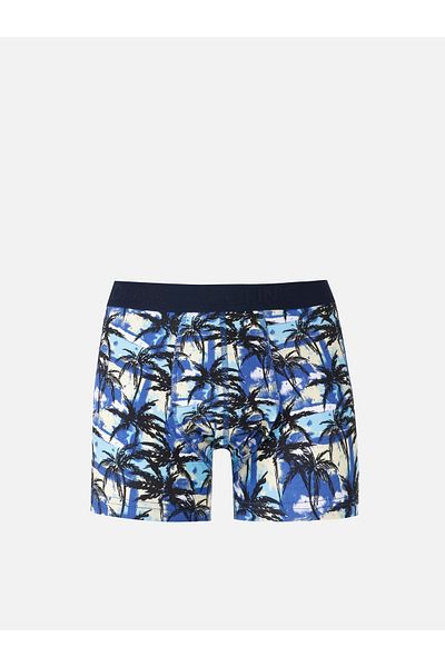 Colin's Modern Fit Printed Men's Blue Boxers