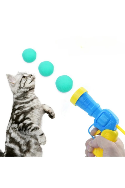 Skygo Plush Ball Throwing Cat Toy