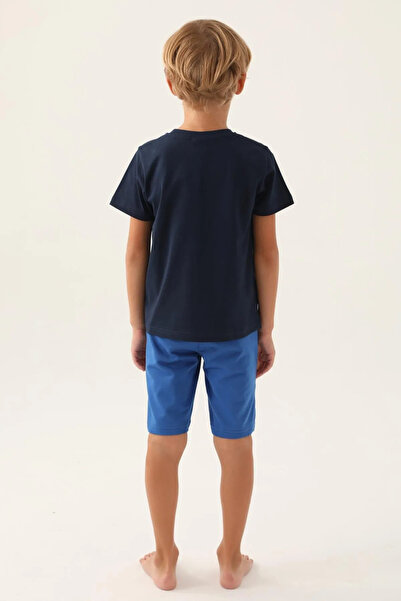 Rolypoly 02-08 Years Roly Poly Dark Blue Bermuda Suit - Dark Blue