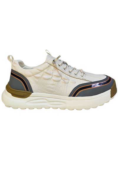 Guja Casual Sneakers - Leather Rubber Laced Shoes 2525Y572-1