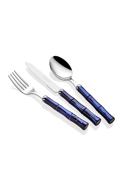 Genel Markalar Bamboo 24 Parça Kaşık Seti Mavi